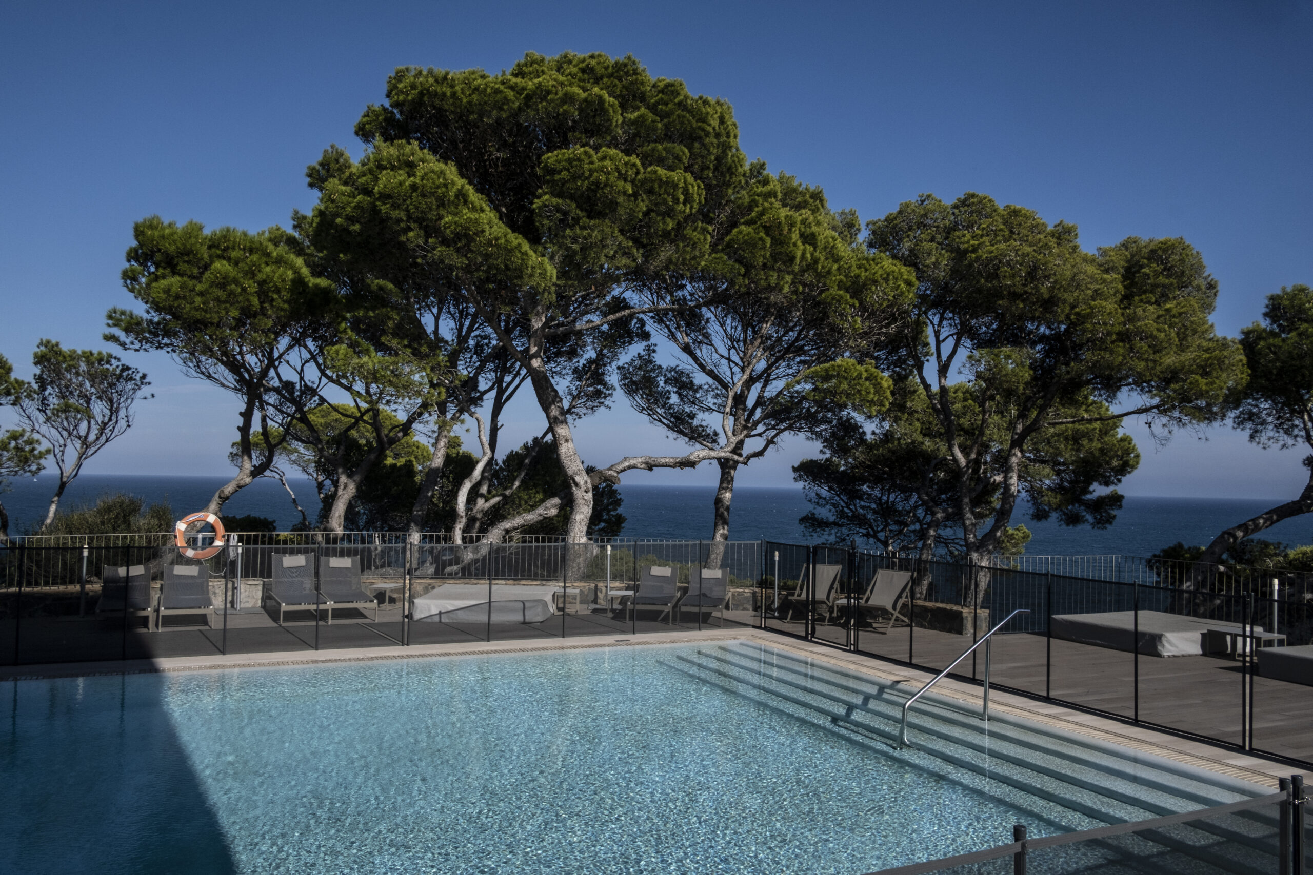 La piscina del Parador de Aiguablava