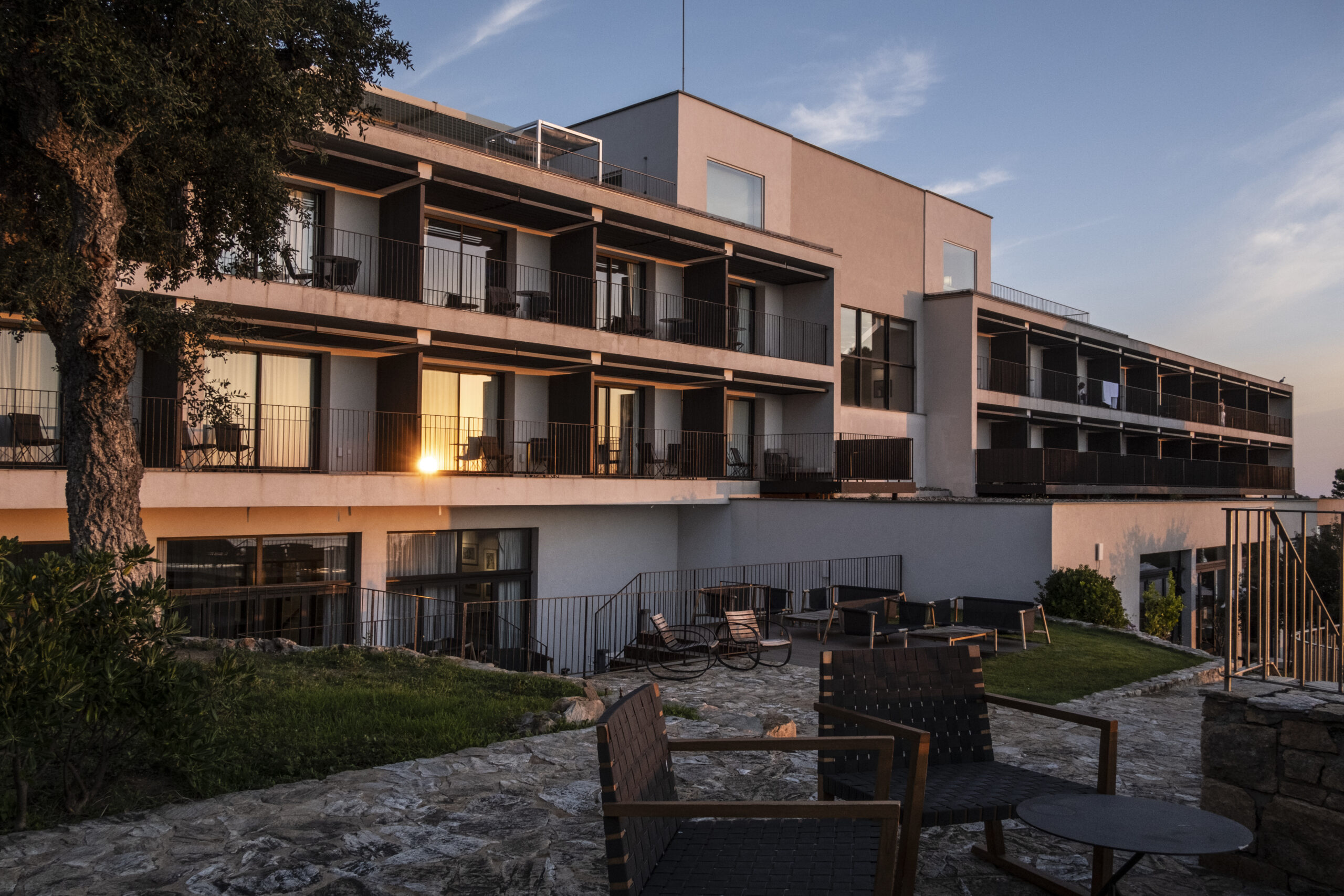 Atardecer sobre el Parador de Aiguablava