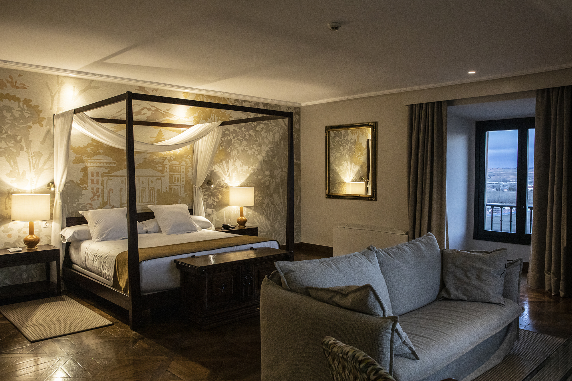 Habitación de la infanta Margarita del Parador de Lerma