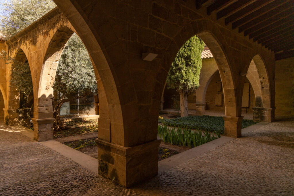 Claustro medieval de la Iglesia del Parador de Alcañiz