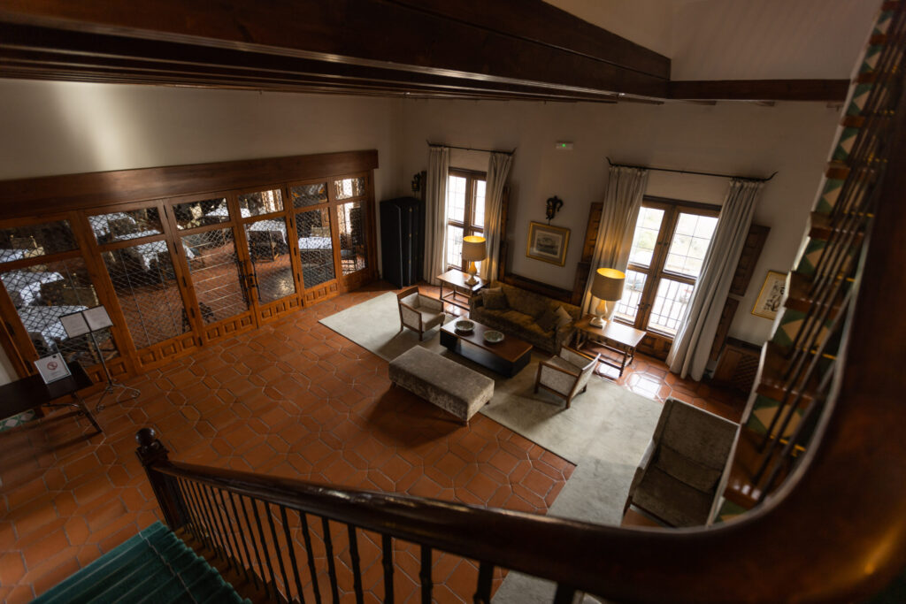 Vistas de los salones del Parador de Alcañiz