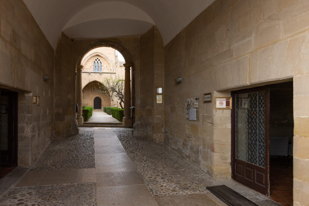 Entrada al Parador de Alcañiz